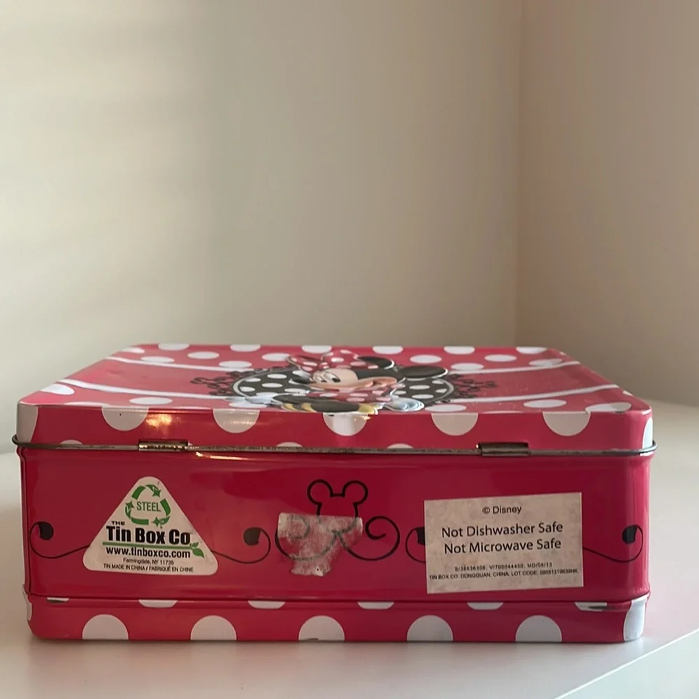Disney Minnie Mouse The Tin Box Co Metal Lunchbox
